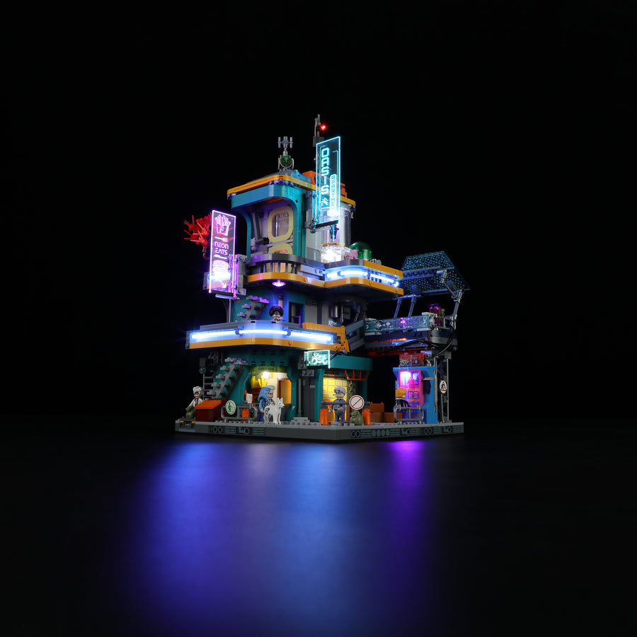 Funwhole/Lumibricks - F9042 - Cyberpunk Apartment - 2507 Pieces