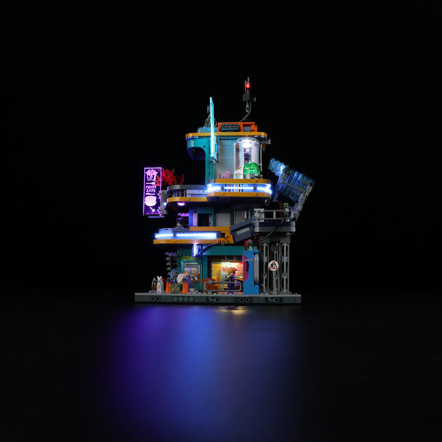 Funwhole/Lumibricks - F9042 - Cyberpunk Apartment - 2507 Pieces