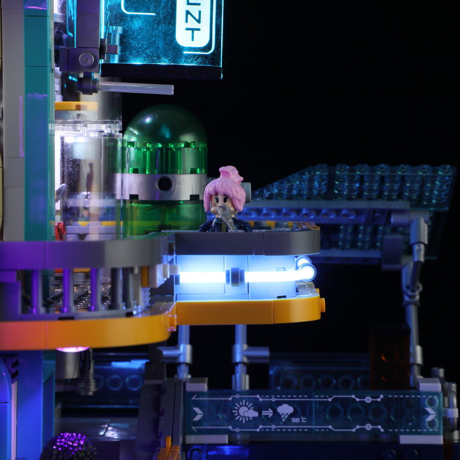 Funwhole/Lumibricks - F9042 - Cyberpunk Apartment - 2507 Pieces