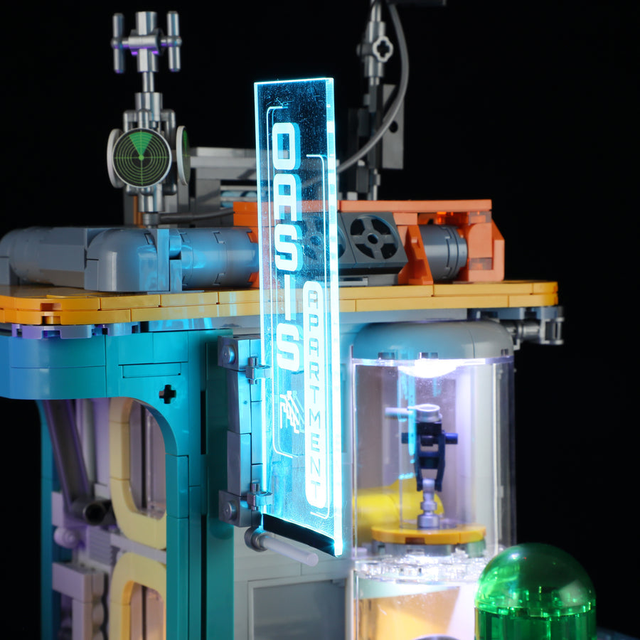 Funwhole/Lumibricks - F9042 - Cyberpunk Apartment - 2507 Pieces
