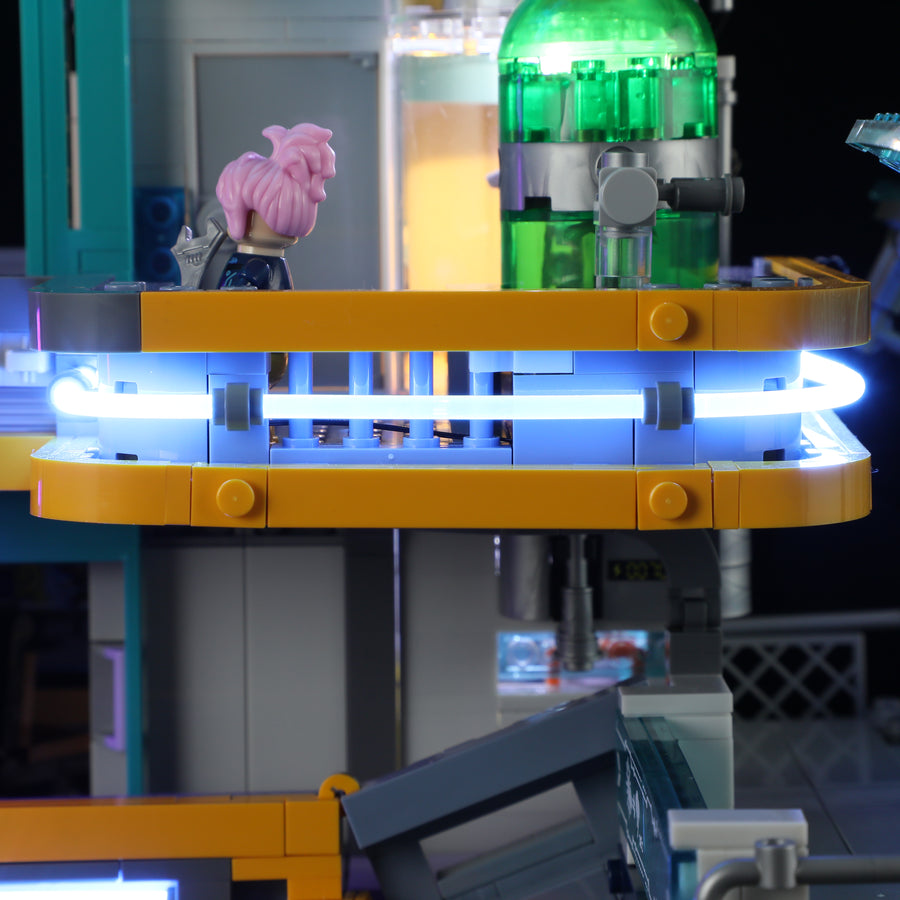 Funwhole/Lumibricks - F9042 - Cyberpunk Apartment - 2507 Pieces
