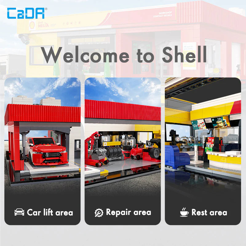 CaDA - C66025 - Shell Service Station - 1697 Pieces