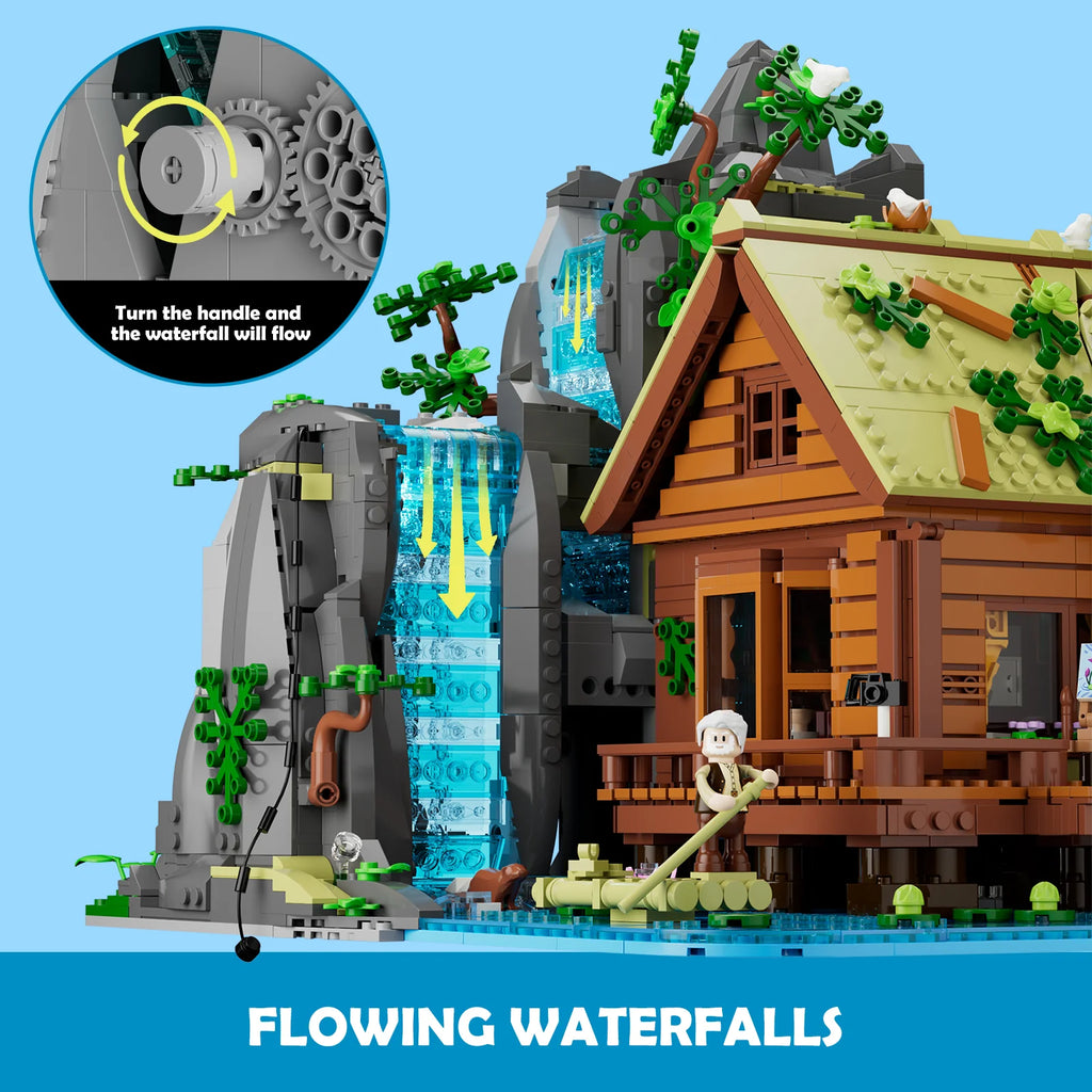 Lumibricks - L9083 - Waterfall Cabin - 2539 Pieces