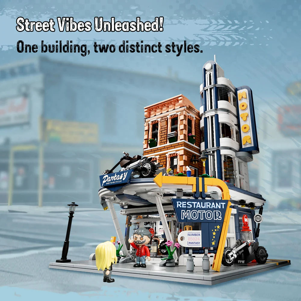 Pantasy - 85024 - Motorcycle Restaurant - 3000 Pieces