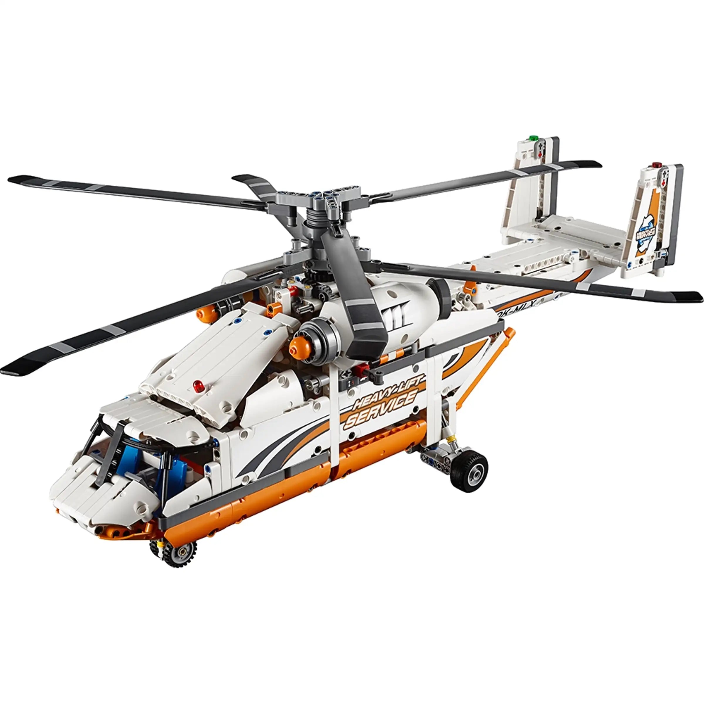 Compatible - Technic - 42052 - Heavy Lift Helicopter - 1043 Pieces - Dynamic Version