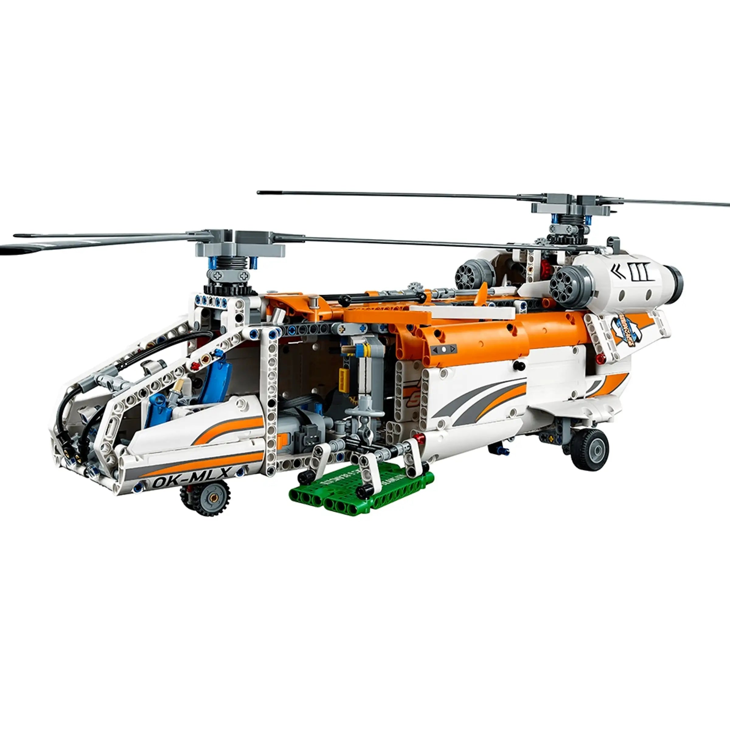 Compatible - Technic - 42052 - Heavy Lift Helicopter - 1043 Pieces - Dynamic Version