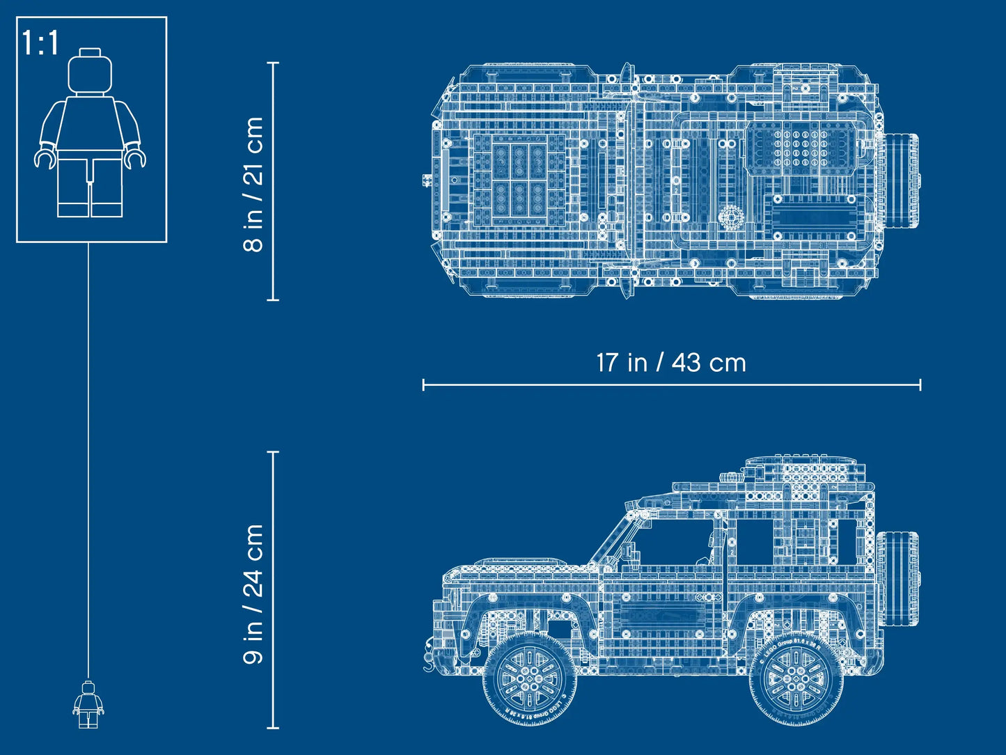 Compatible - 42110 - Land Rover Defender - 2573 Pieces