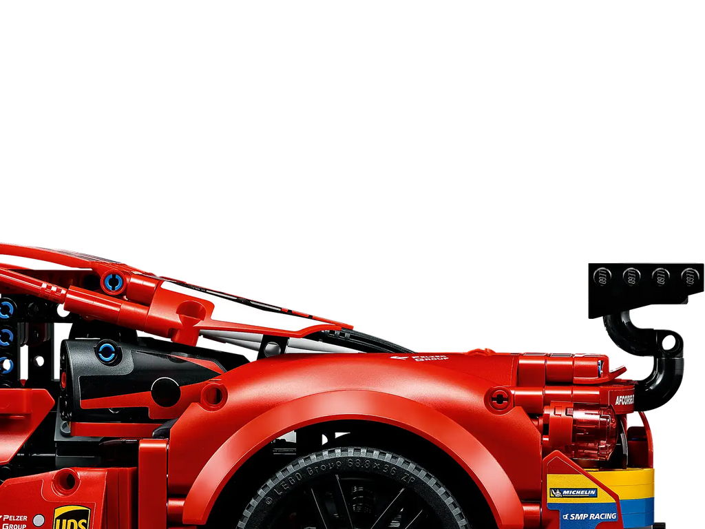 Compatible - Technic - 42125 - Ferrari - 488 GTE AF Corse "51" Supercar - 1684 Pieces
