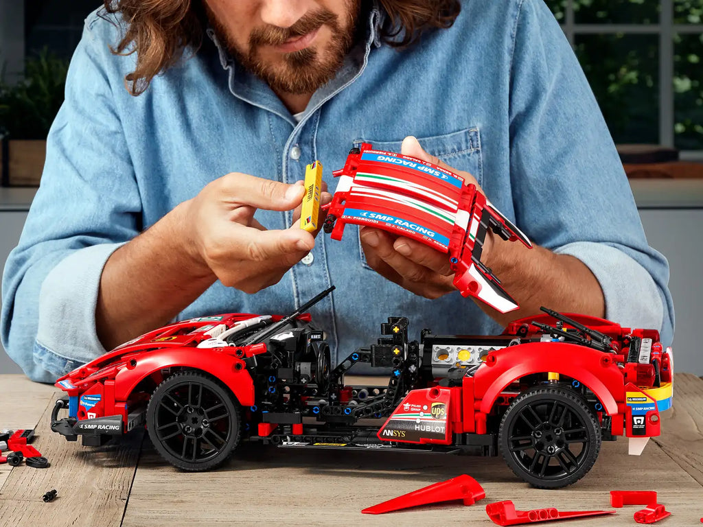 Compatible - Technic - 42125 - Ferrari - 488 GTE AF Corse "51" Supercar - 1684 Pieces