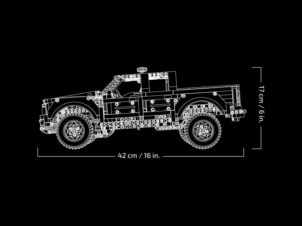Compatible - Technic - 42126 - Ford Raptor F150 - 1379 Pieces