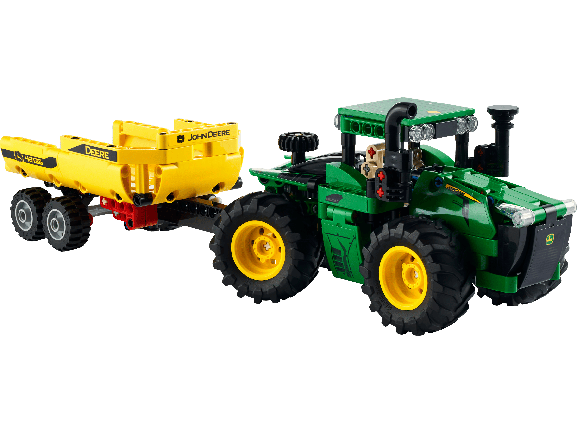 Compatible - Technic - 42136 - John Deere 9620R 4WD Tractor - 390 Pieces