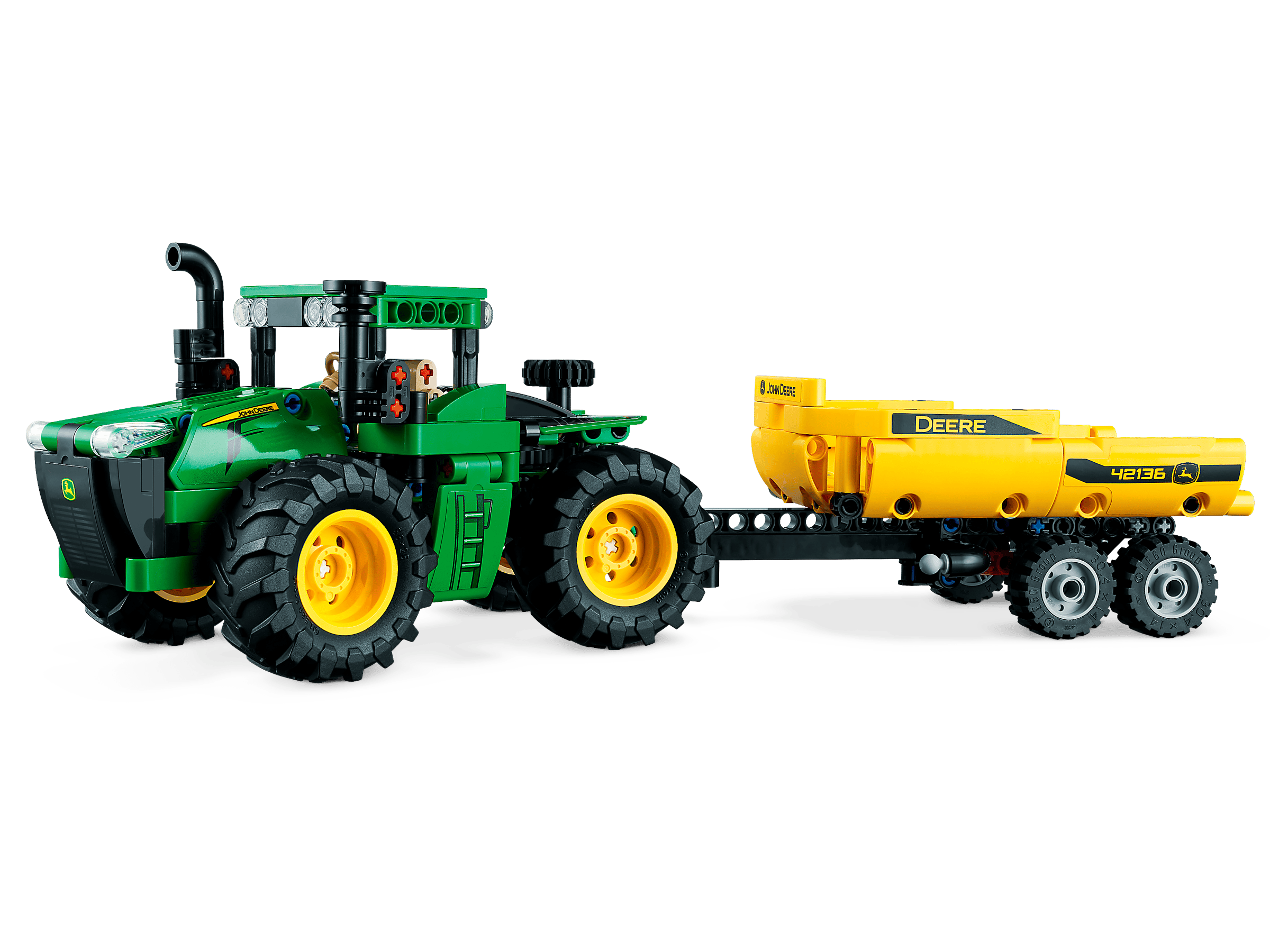 Compatible - Technic - 42136 - John Deere 9620R 4WD Tractor - 390 Pieces