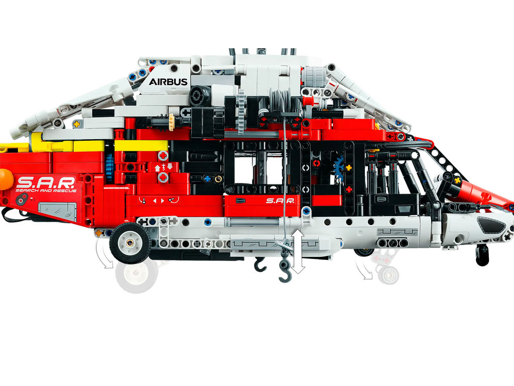 Compatible - Technic - 42145 - Airbus H175 Rescue Helicopter - 2001 Pieces
