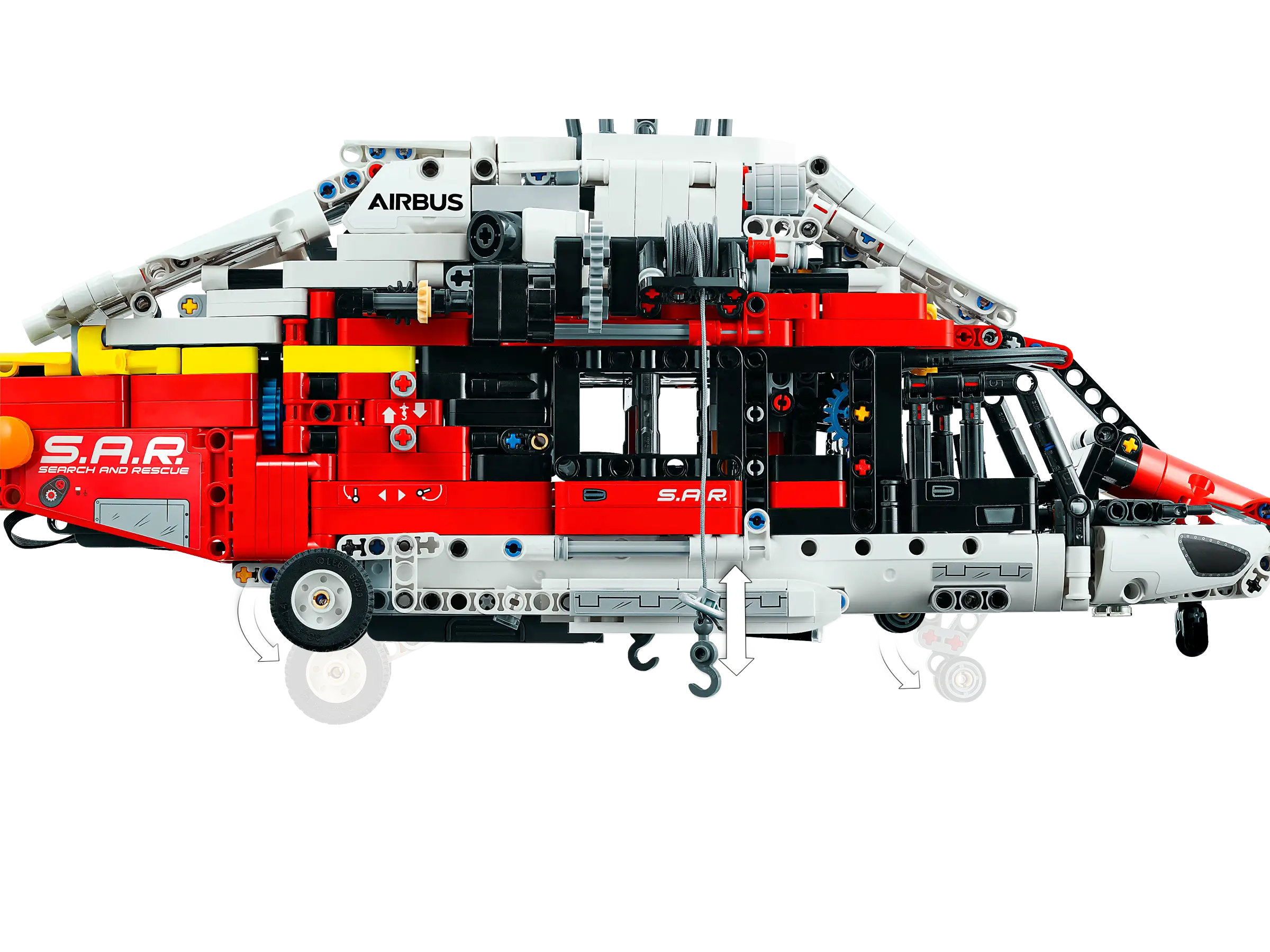 Compatible - Technic - 42145 - Airbus H175 Rescue Helicopter - 2001 Pieces