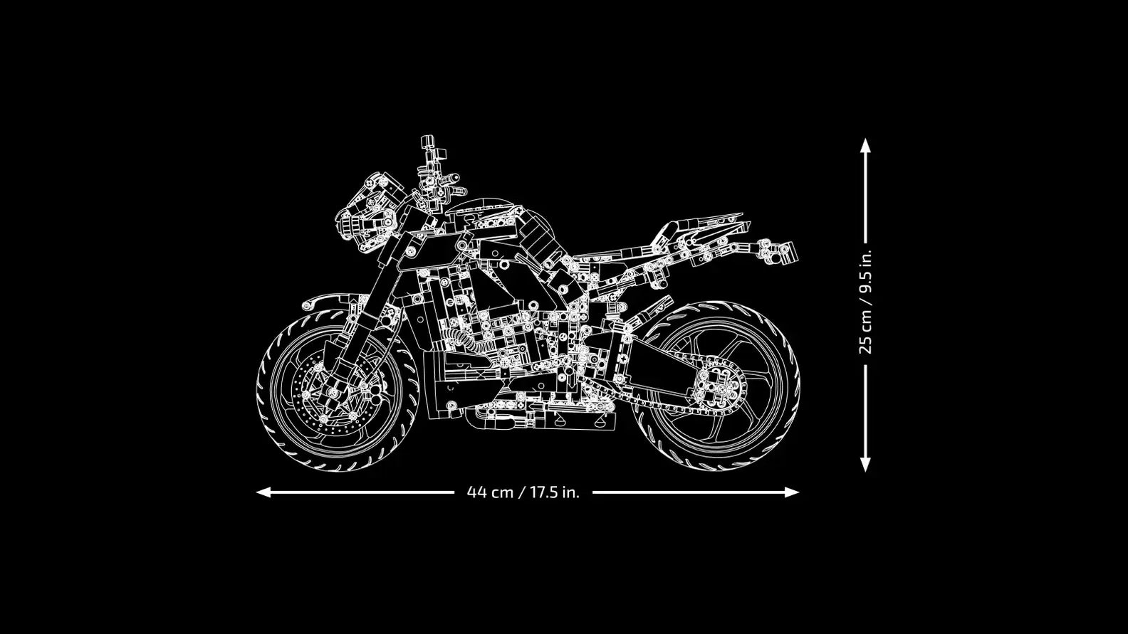 Compatible - Technic - 42159 - Yamaha MT-10 SP Motorcycle - 1478 Pieces