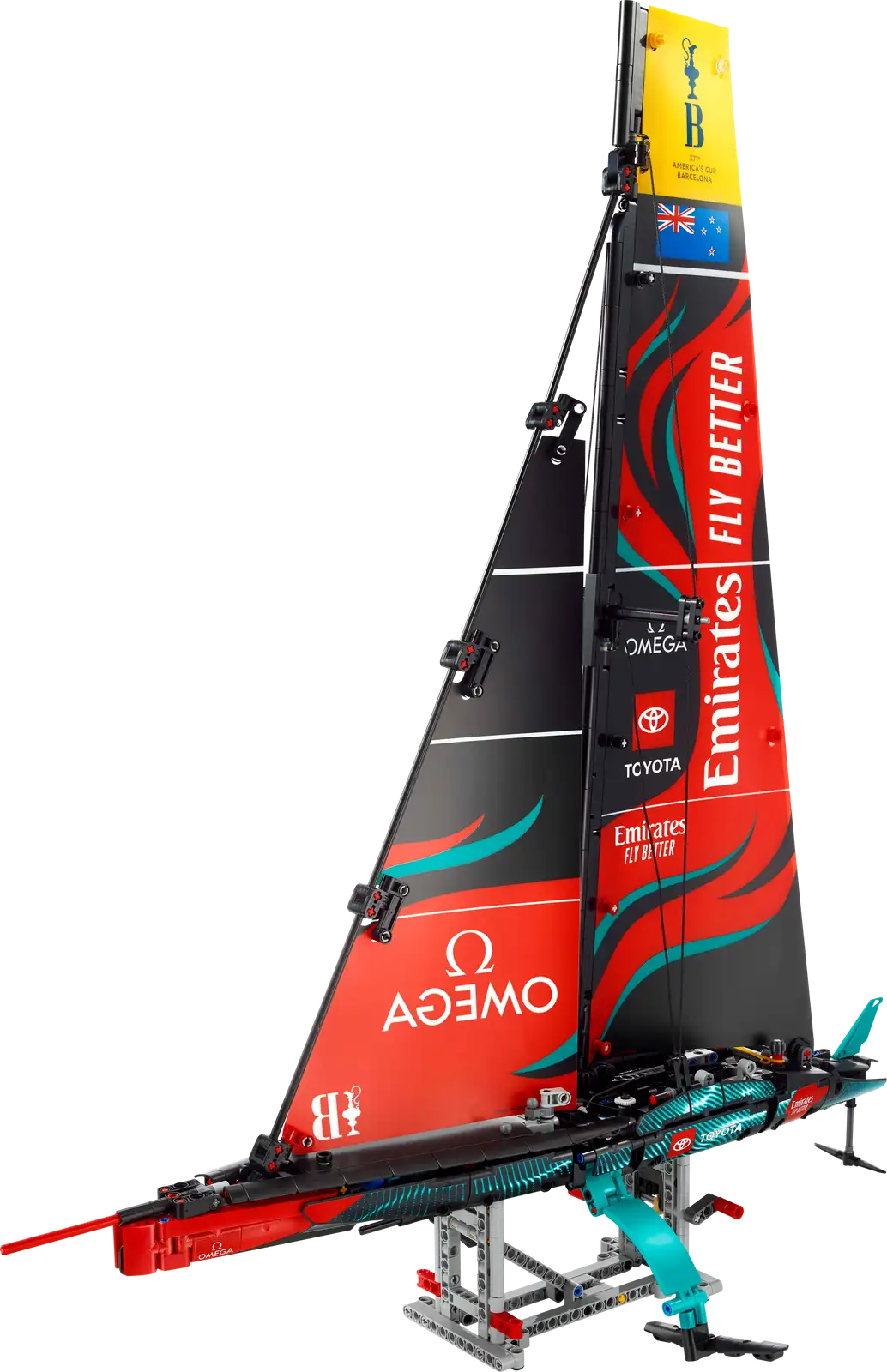 Compatible - Emirates Team New Zealand AC75 Yacht - 42174 - 962 Pieces