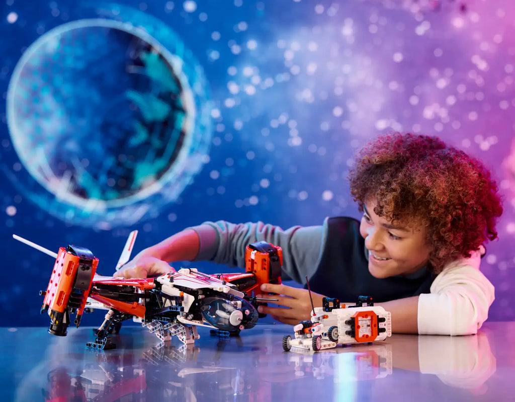 Compatible - Technic - 42181 - VTOL Heavy Cargo Spaceship LT81 - 1365 Pieces