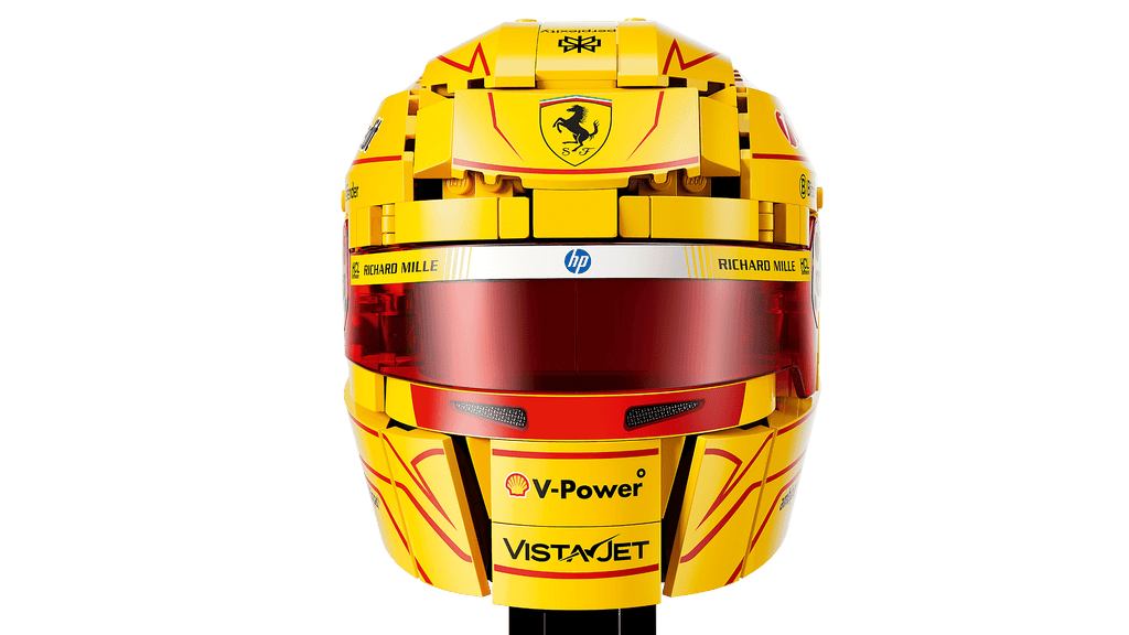 Compatible - 43022 - Editions - Scuderia Ferrari HP Lewis Hamilton Helmet - 884 Pieces