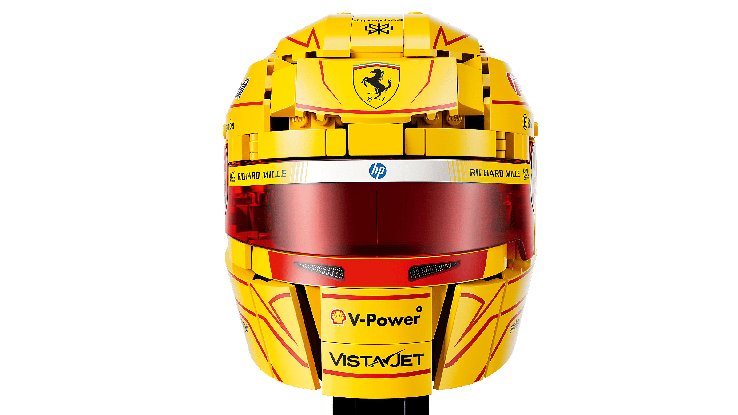 Compatible - 43022 - Editions - Scuderia Ferrari HP Lewis Hamilton Helmet - 884 Pieces