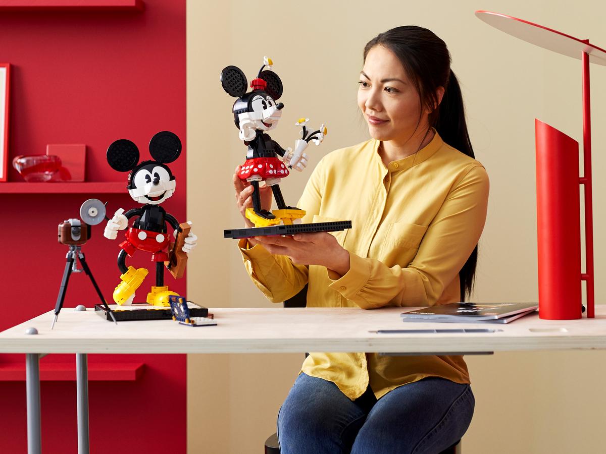 Compatible - Disney - 43179 - Mickey Mouse & Minnie Mouse Buildable Characters - 1739 Pieces