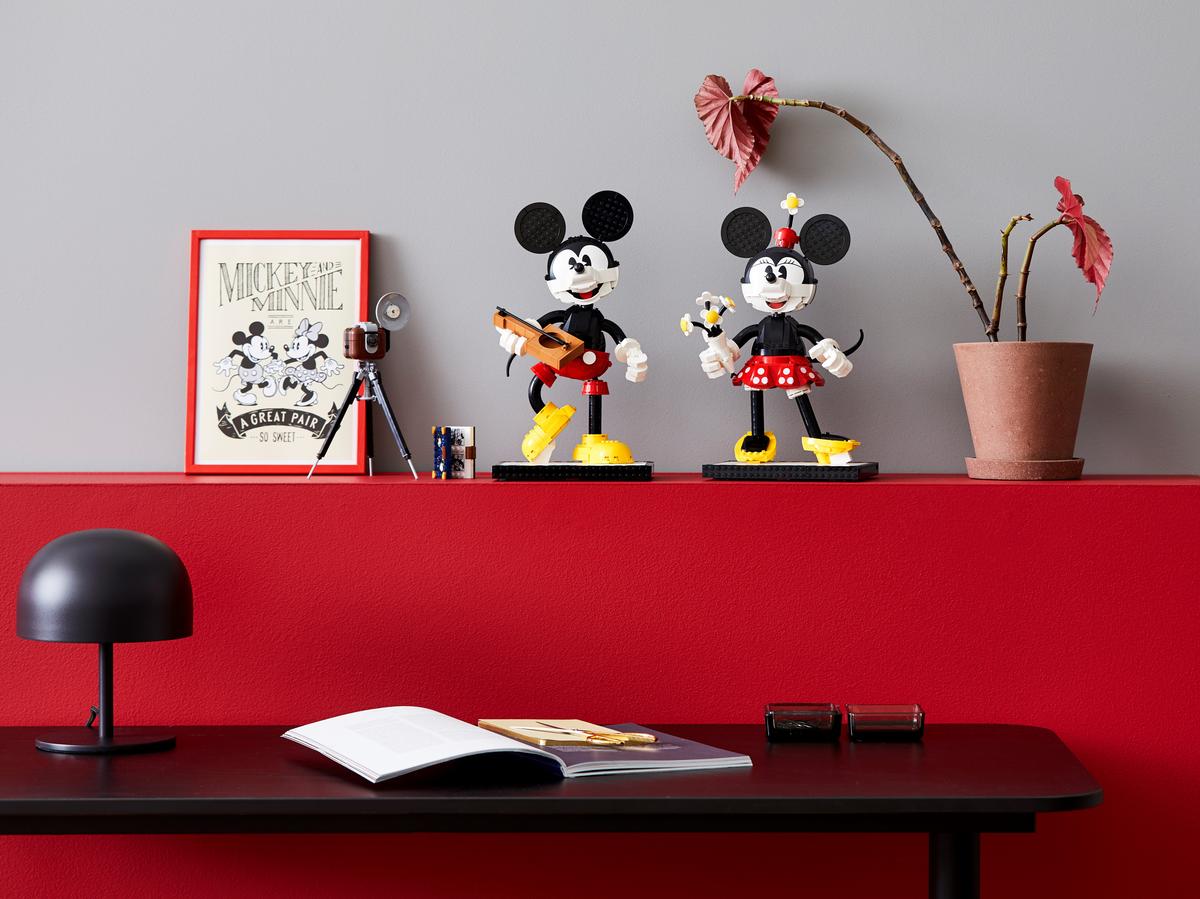 Compatible - Disney - 43179 - Mickey Mouse & Minnie Mouse Buildable Characters - 1739 Pieces