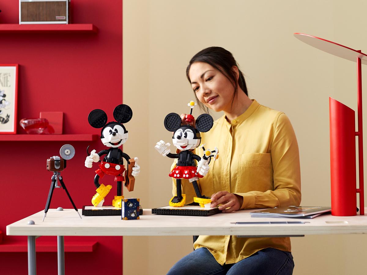 Compatible - Disney - 43179 - Mickey Mouse & Minnie Mouse Buildable Characters - 1739 Pieces