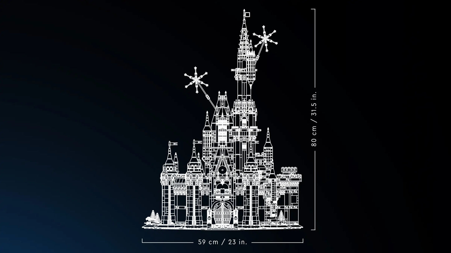 Compatible - The Disney Castle - 43222 - 4837 Pieces