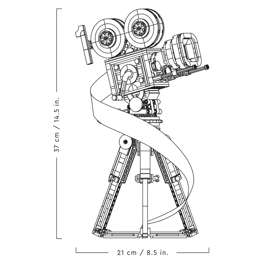 Compatible - Disney - 43230 - Walt Disney Tribute Camera - 811 Pieces