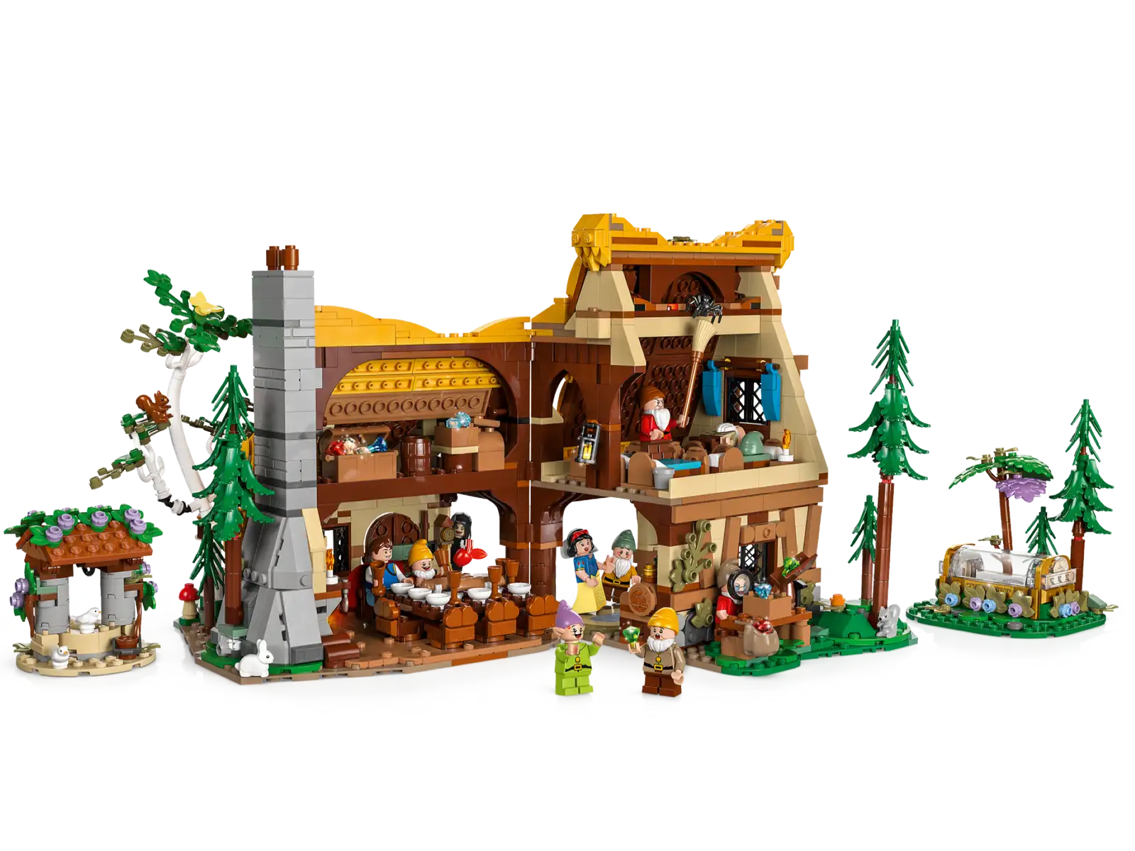 Compatible - Disney - 43242 - Snow White and the Seven Dwarfs' Cottage - 2228 Pieces