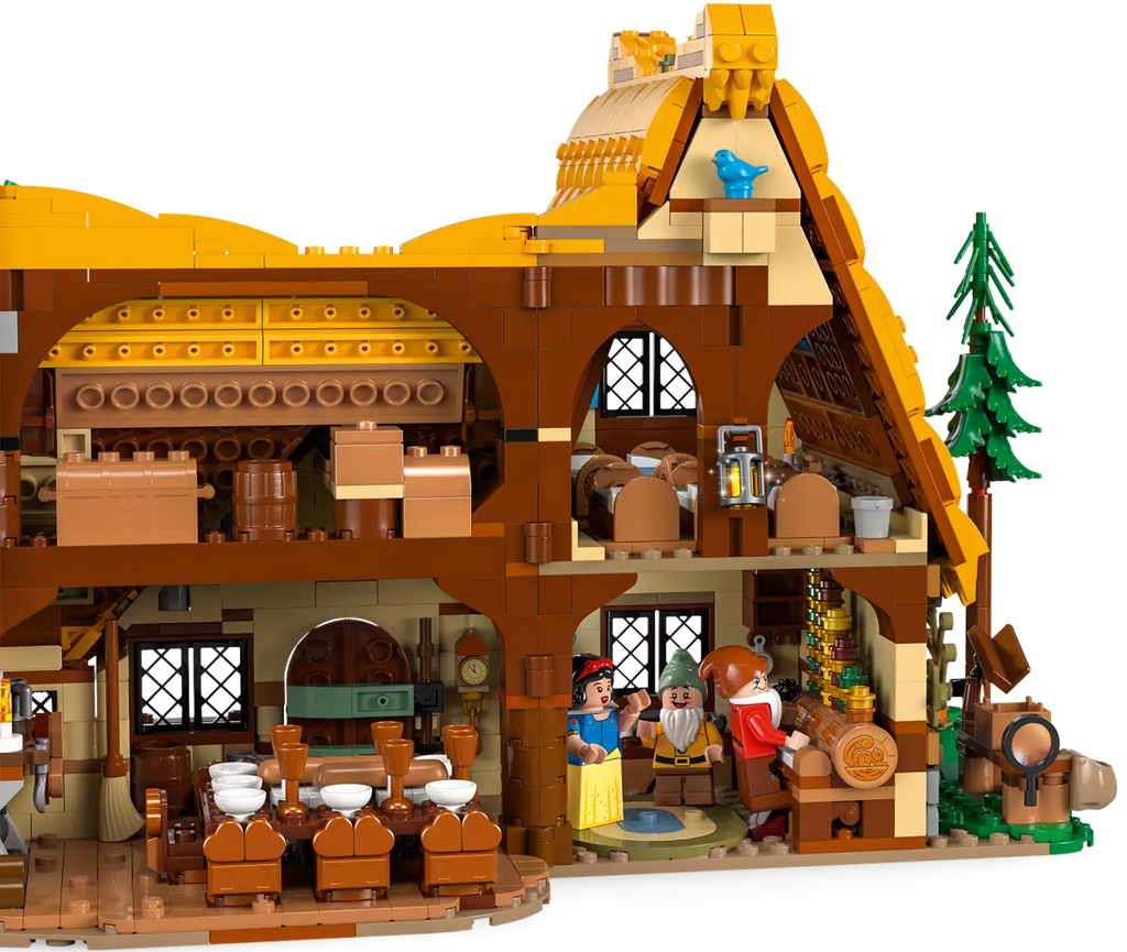 Compatible - Disney - 43242 - Snow White and the Seven Dwarfs' Cottage - 2228 Pieces