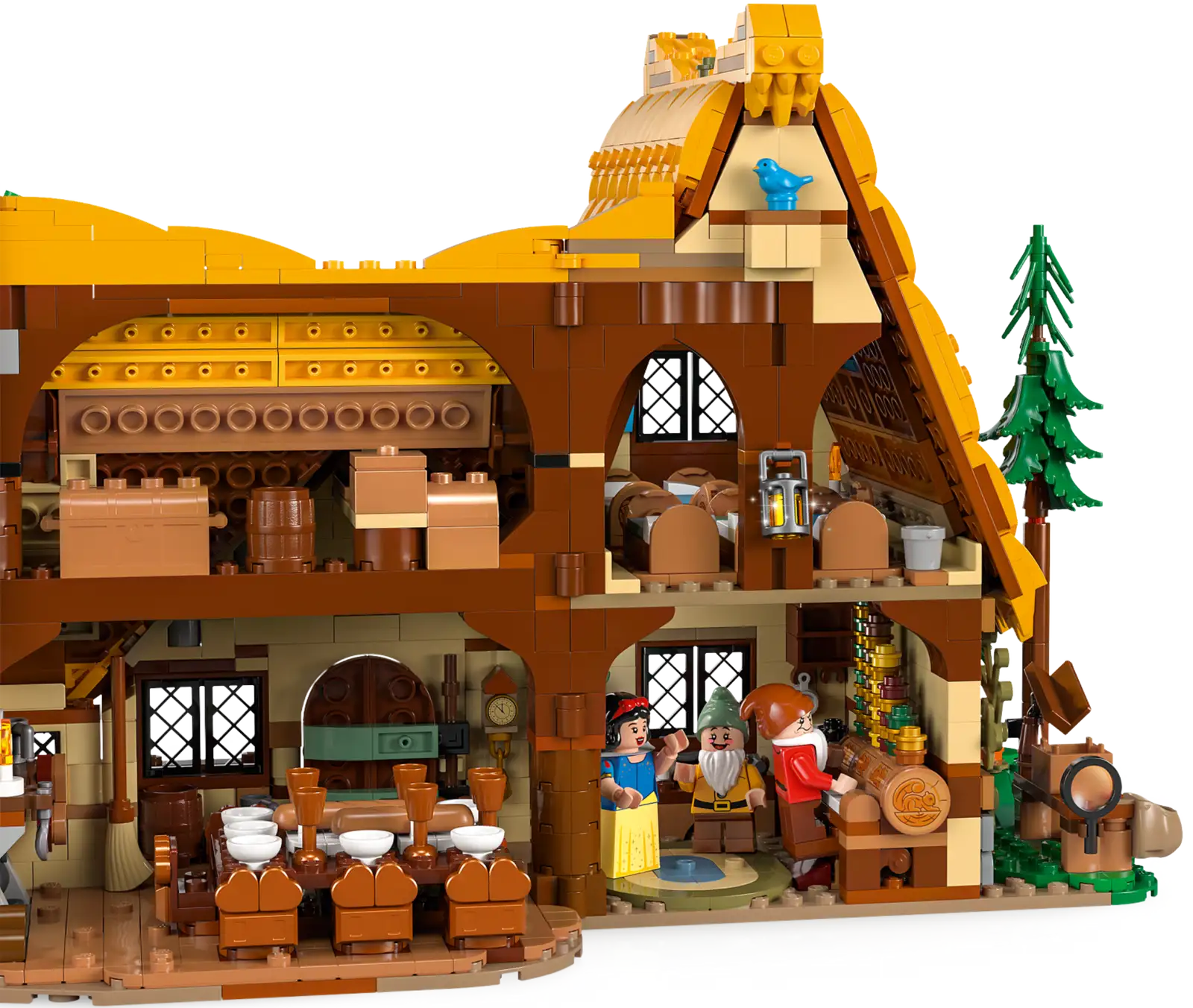 Compatible - Disney - 43242 - Snow White and the Seven Dwarfs' Cottage - 2228 Pieces