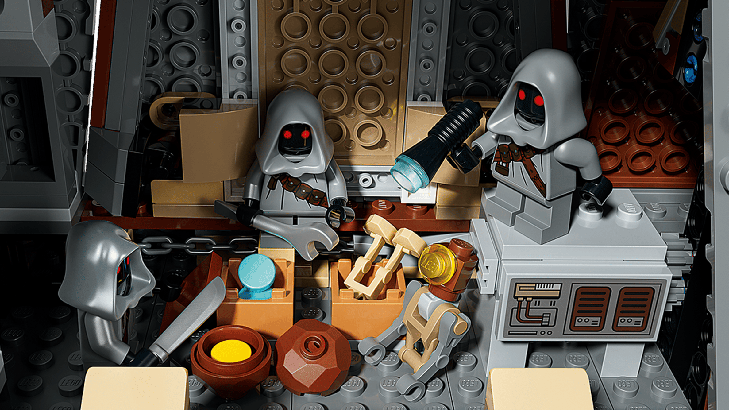 Compatible - Star Wars - 75453 - Offworld Sandcrawler and Mudhorn - 1683 Pieces