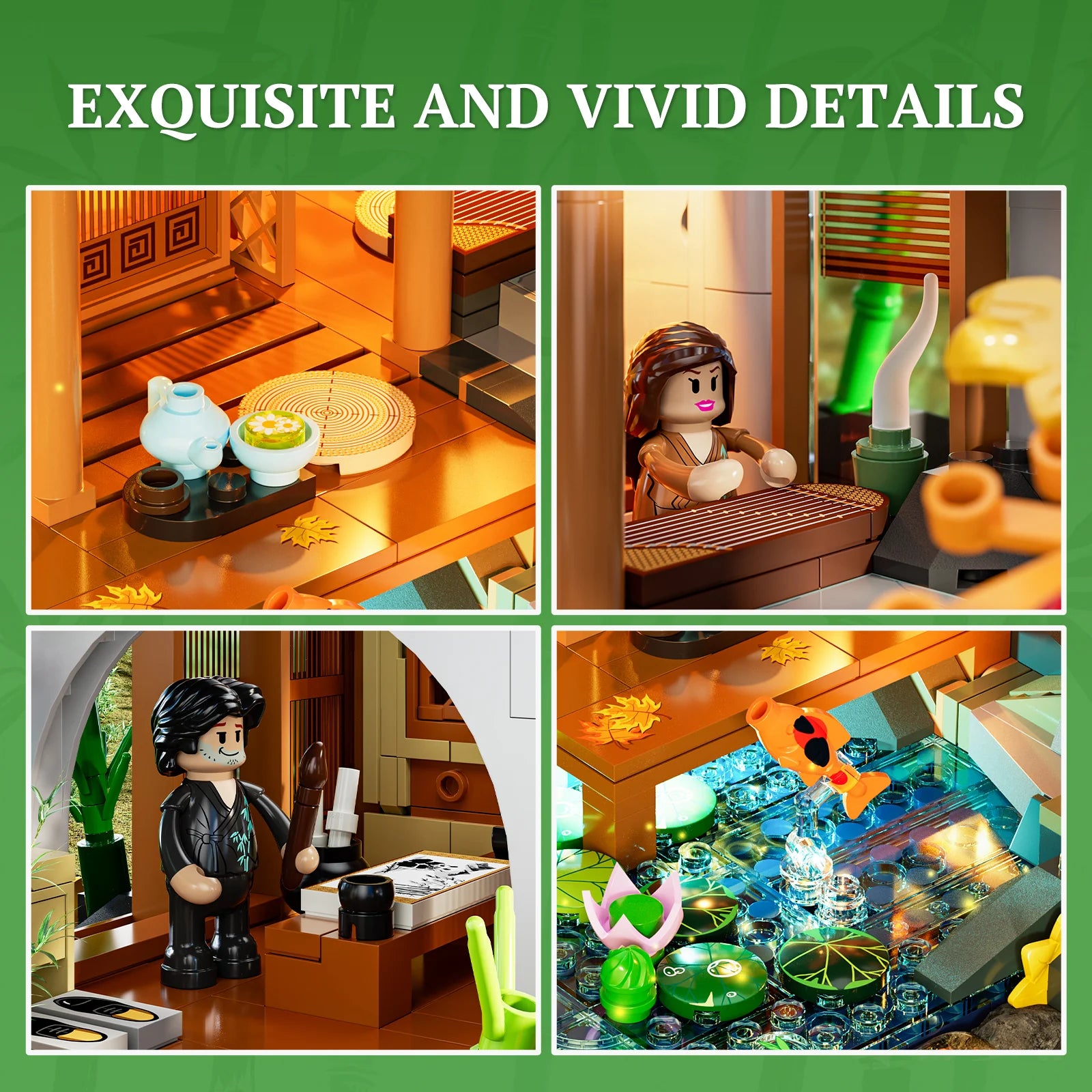 Lumibricks - L0975 - Bamboo House - 2432 Pieces