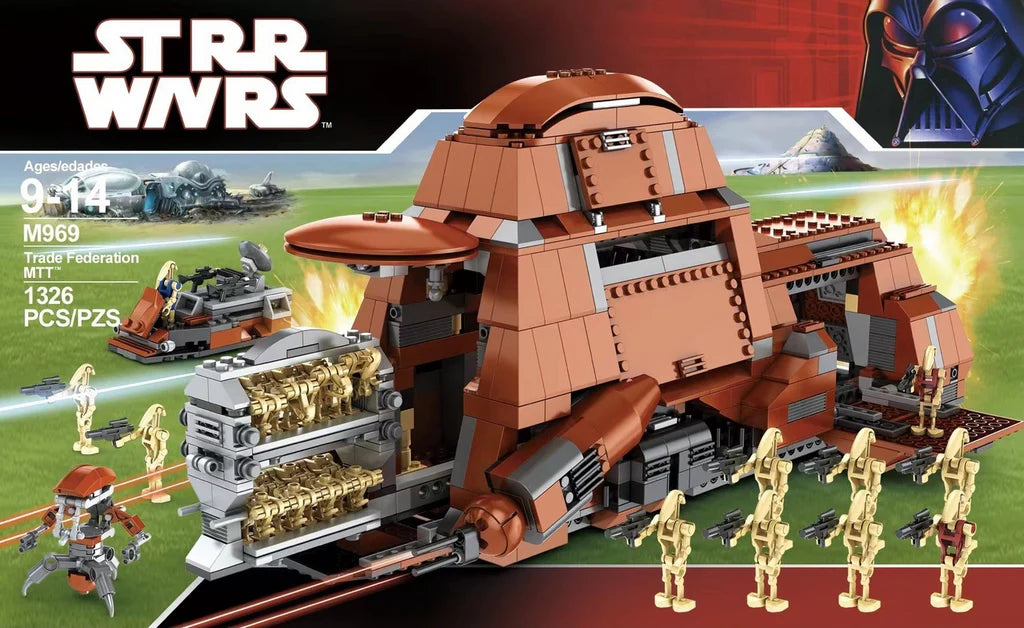 Compatible - Star Wars - 7662 - MTT Troop Carrier - 1326 Pieces