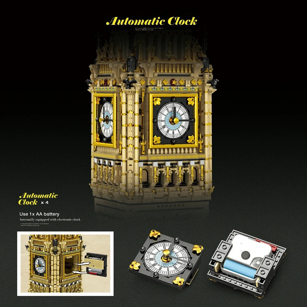 Reobrix - 55012 - Elizabeth Clock Tower Big Ben - 13825 Pieces