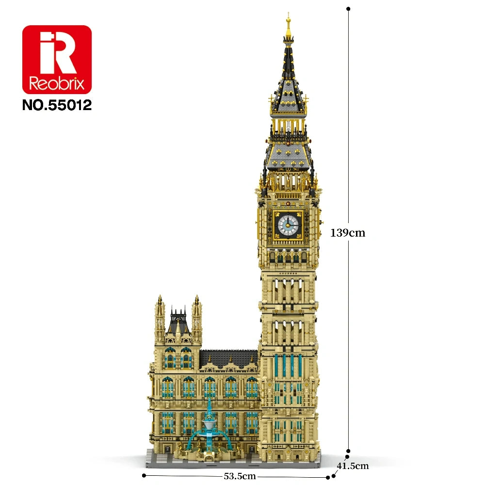 Reobrix - 55012 - Elizabeth Clock Tower Big Ben - 13825 Pieces