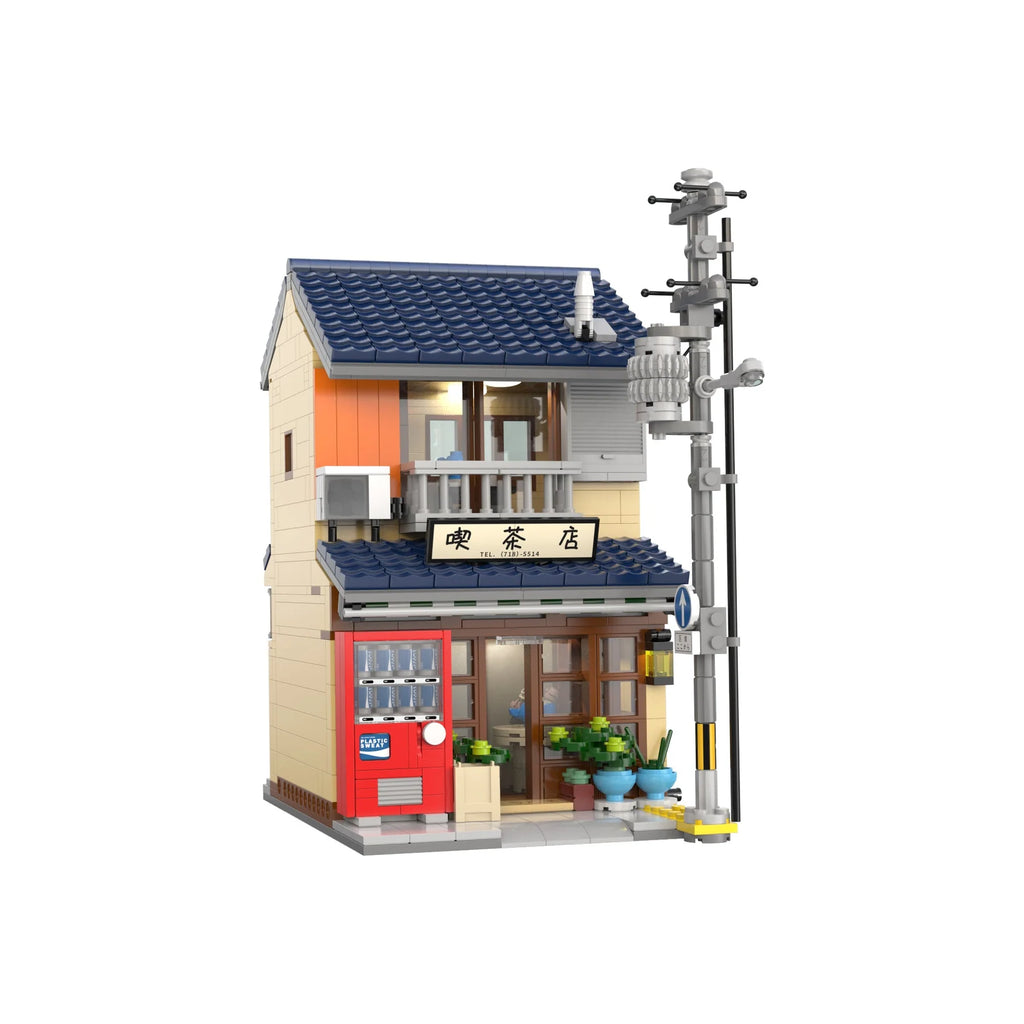 CaDA - C66010 - Japanese Kissaten (Tea) Shop - 1200 Pieces - LED Kit Included