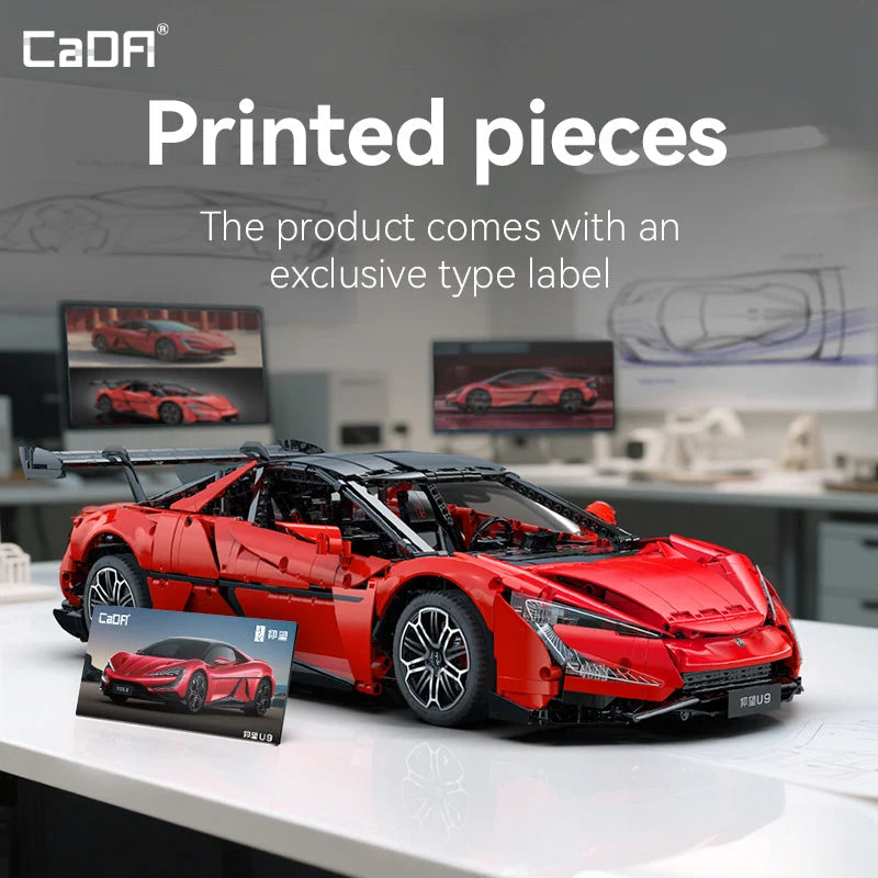 CaDA - C64011W - YangWang U9 Supercar - 3671 Pieces