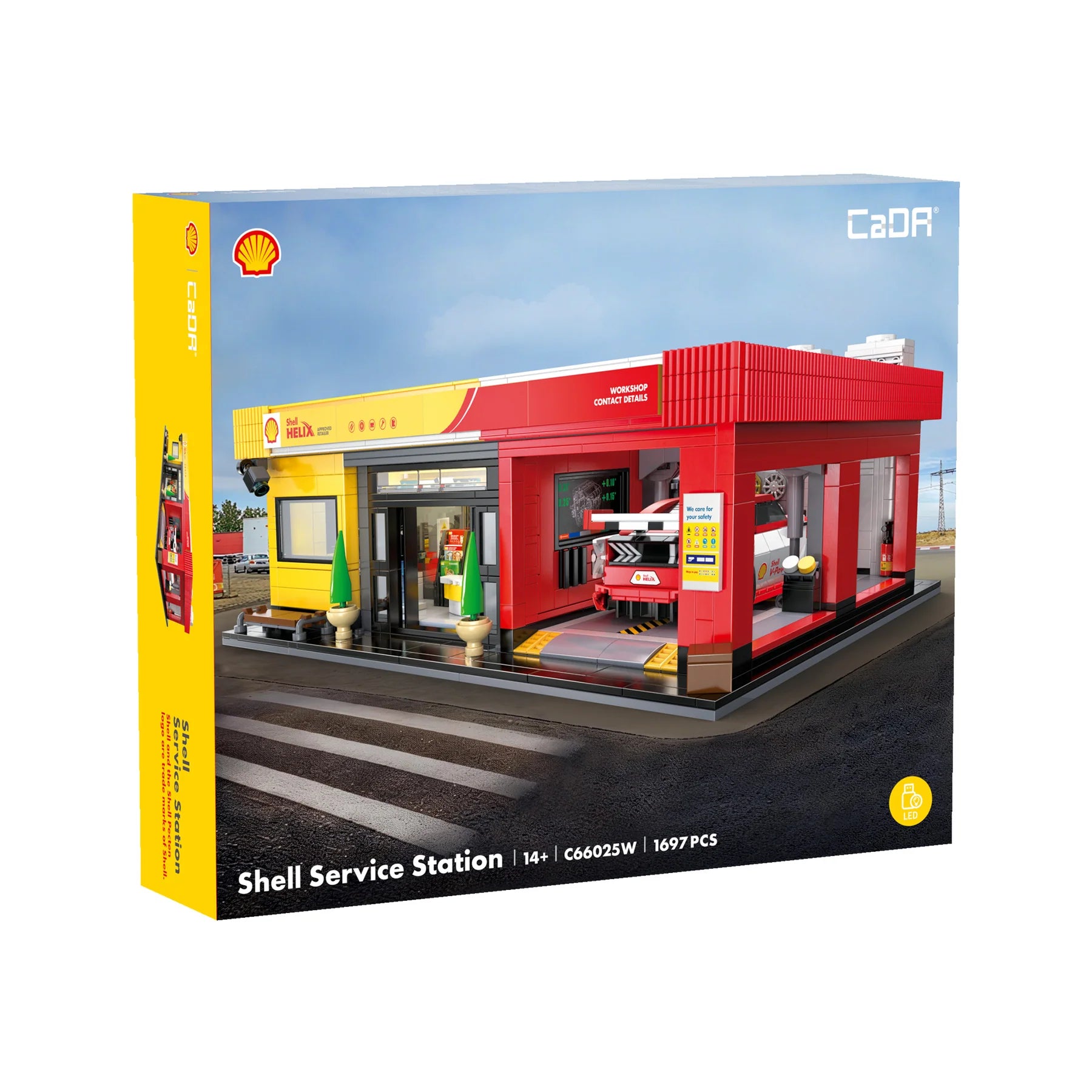 CaDA - C66025 - Shell Service Station - 1697 Pieces