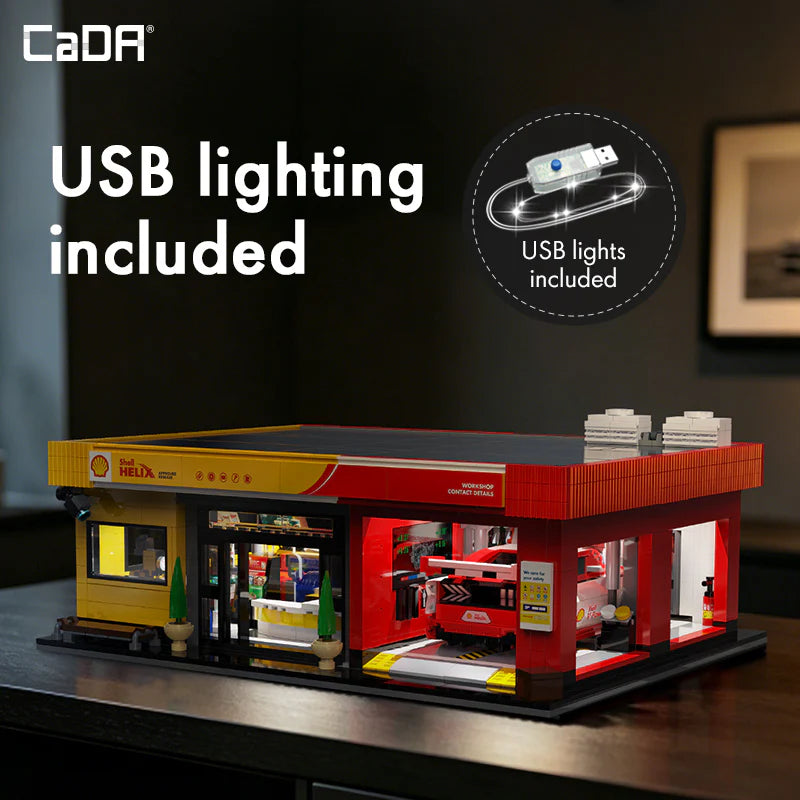 CaDA - C66025 - Shell Service Station - 1697 Pieces