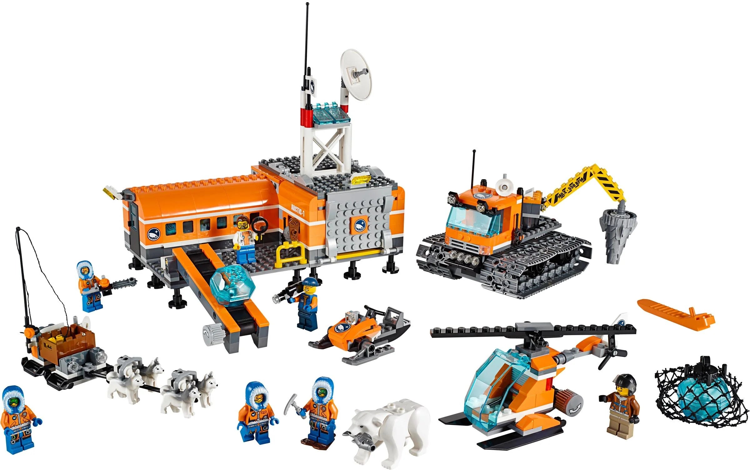 Compatible - City - 60036 - Arctic Base Camp - 735 Pieces