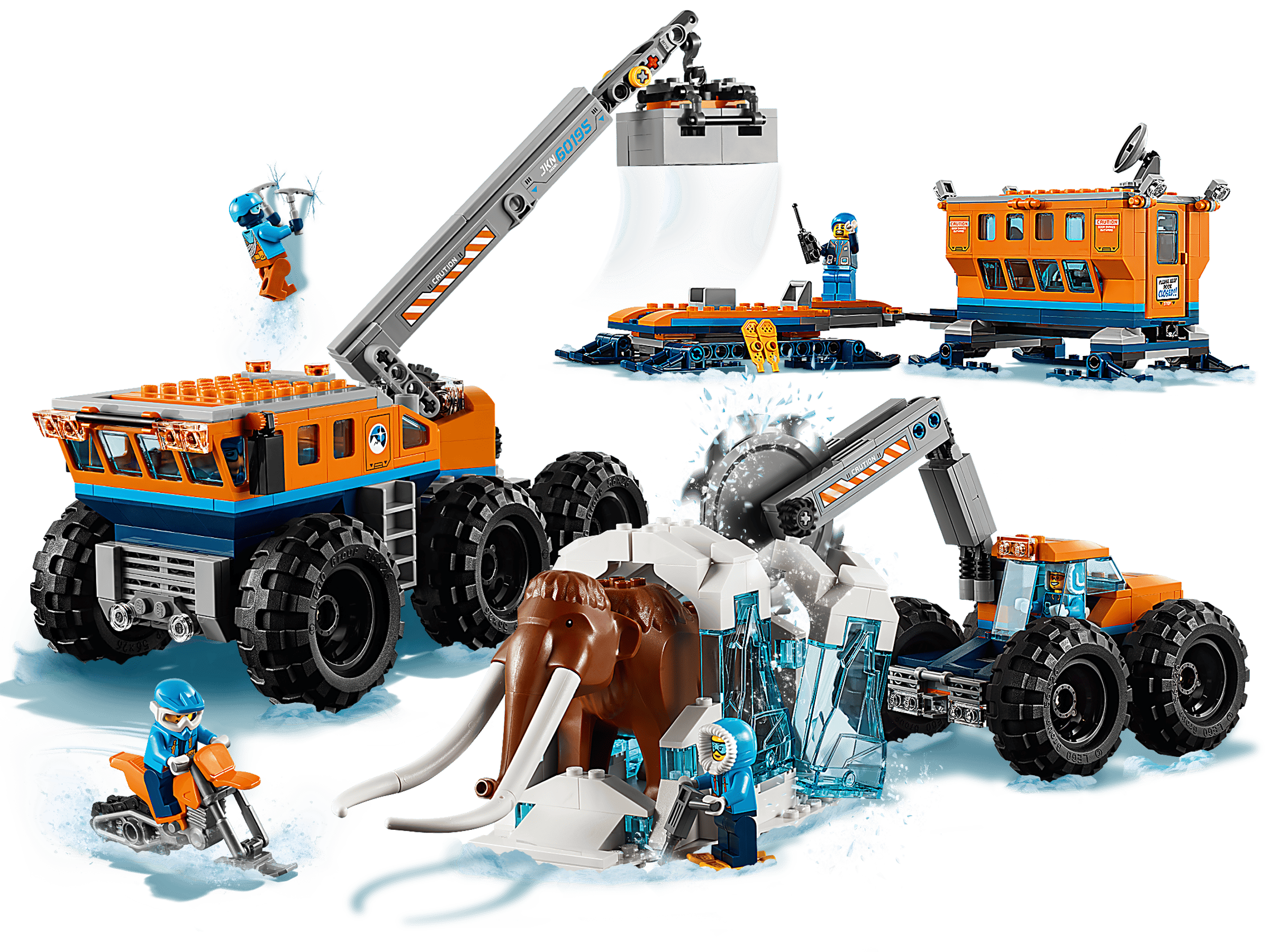 Compatible - City - 60195 - Arctic Mobile Exploration Base - 786 Pieces