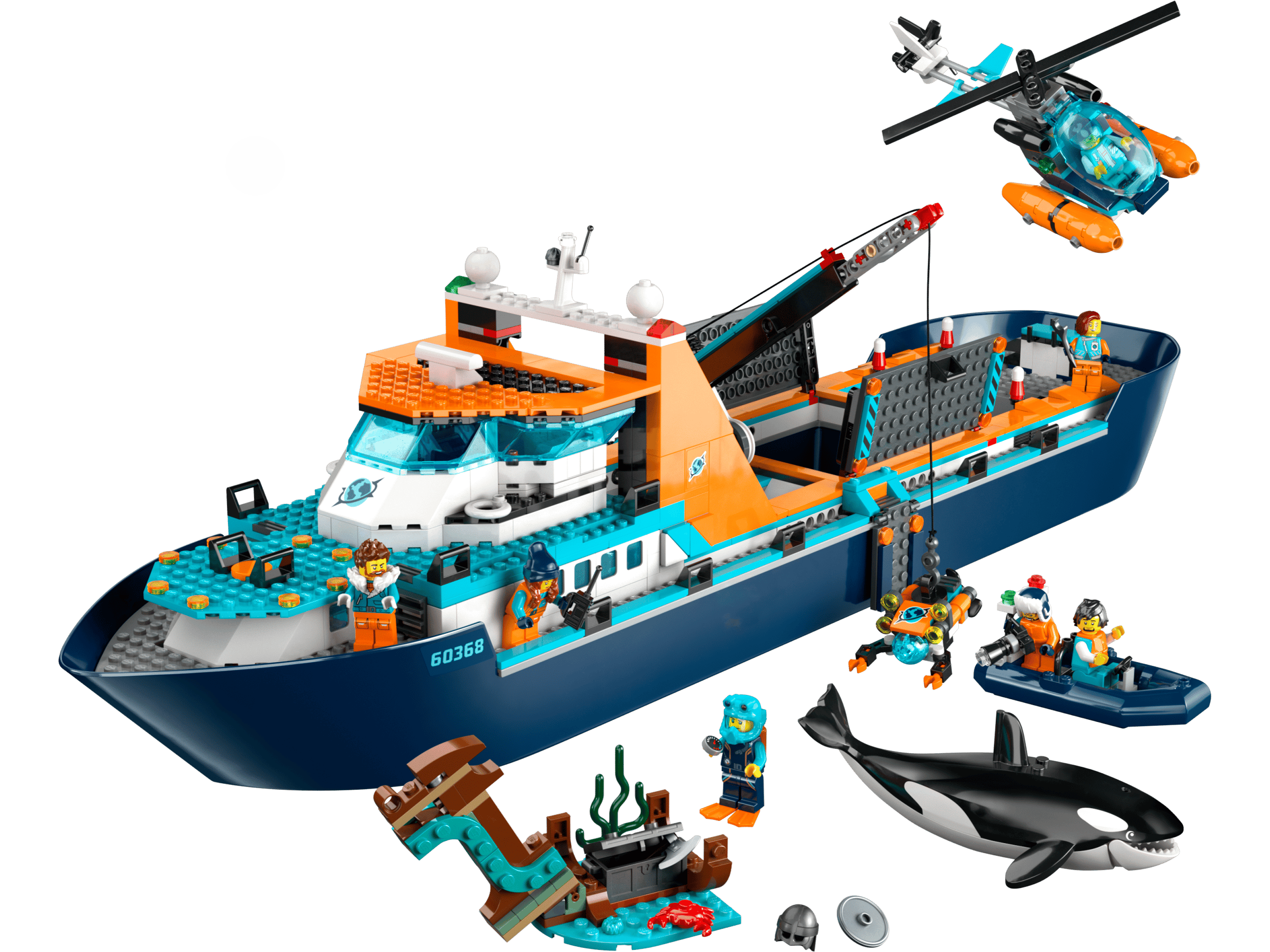 Compatible - City - 60368 - Arctic Explorer Ship - 815 Pieces