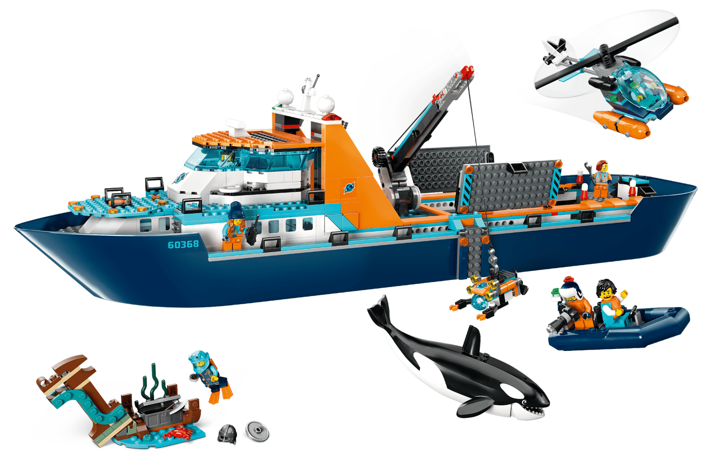 Compatible - City - 60368 - Arctic Explorer Ship - 815 Pieces