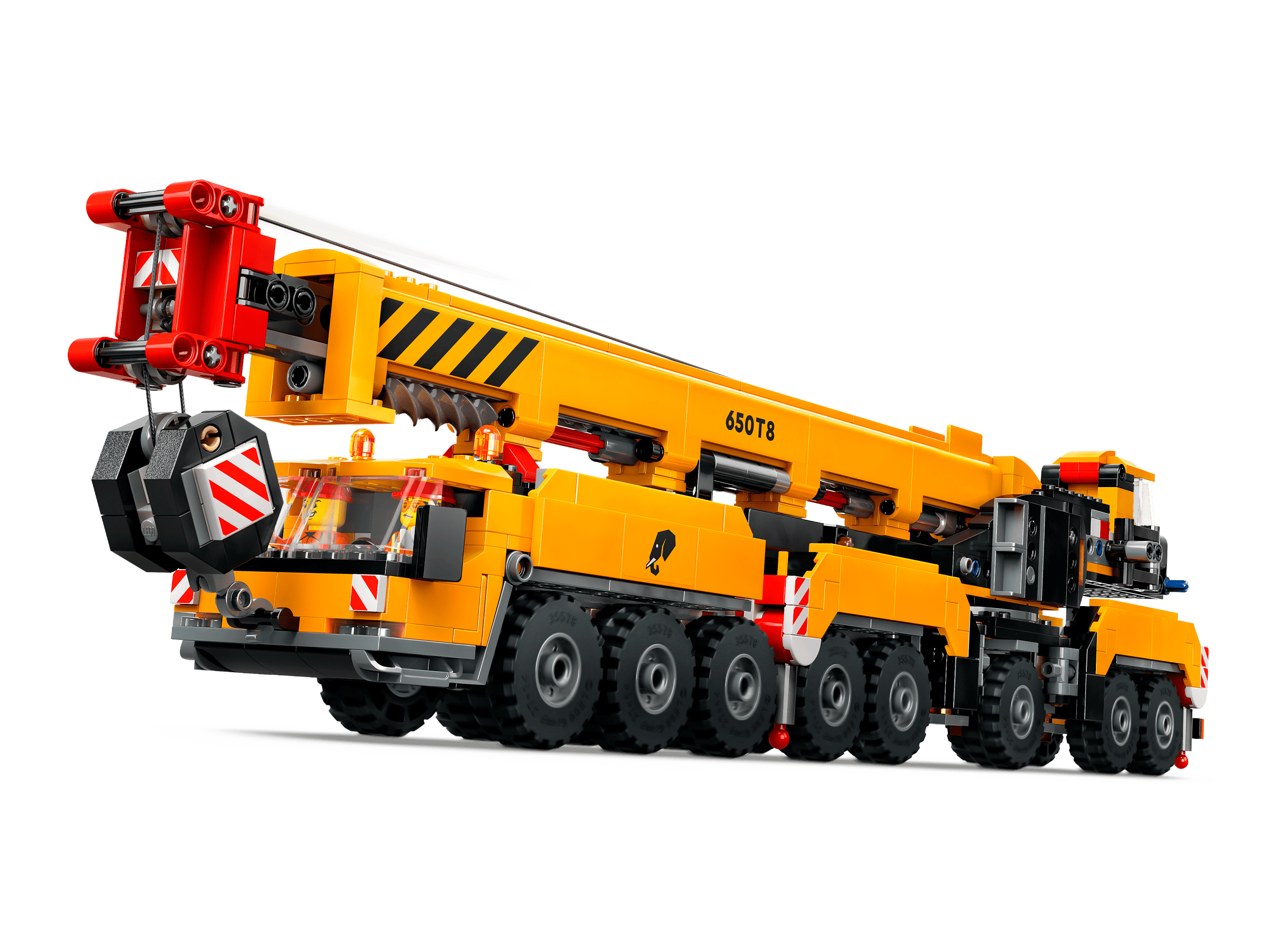 Compatible - City - 60409 - Yellow Mobile Construction Crane - 1116 Pieces