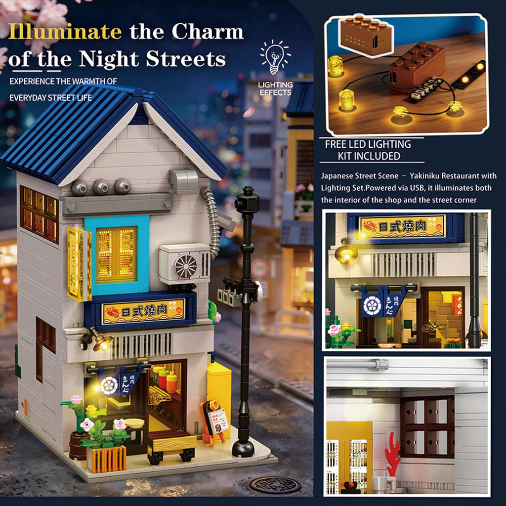 Reobrix - 66506 - BBQ Restaurant - 1389 Pieces