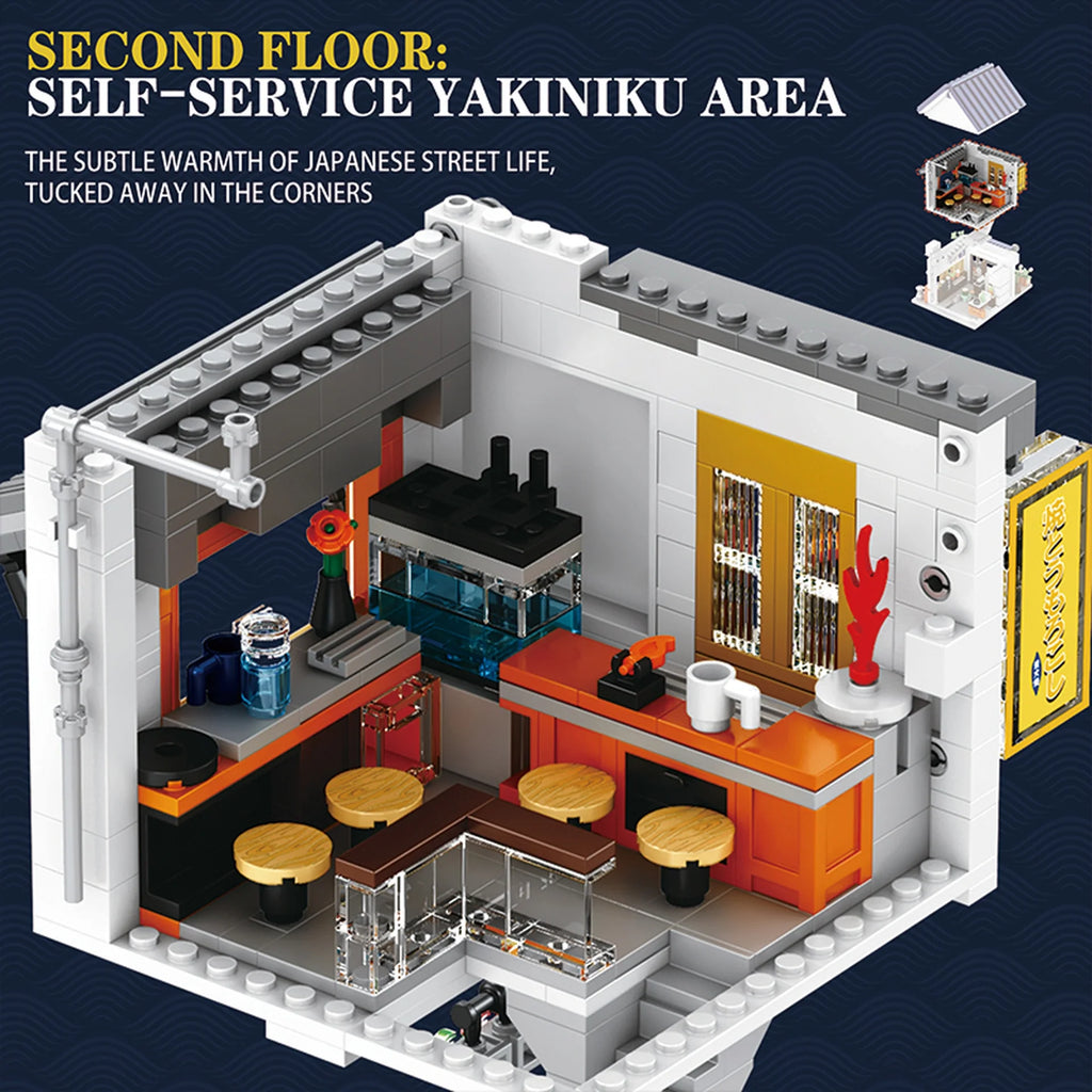 Reobrix - 66506 - BBQ Restaurant - 1389 Pieces