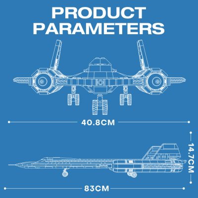 Reobrix - 33041 - SR-71 Blackbird - 1,775 Pieces