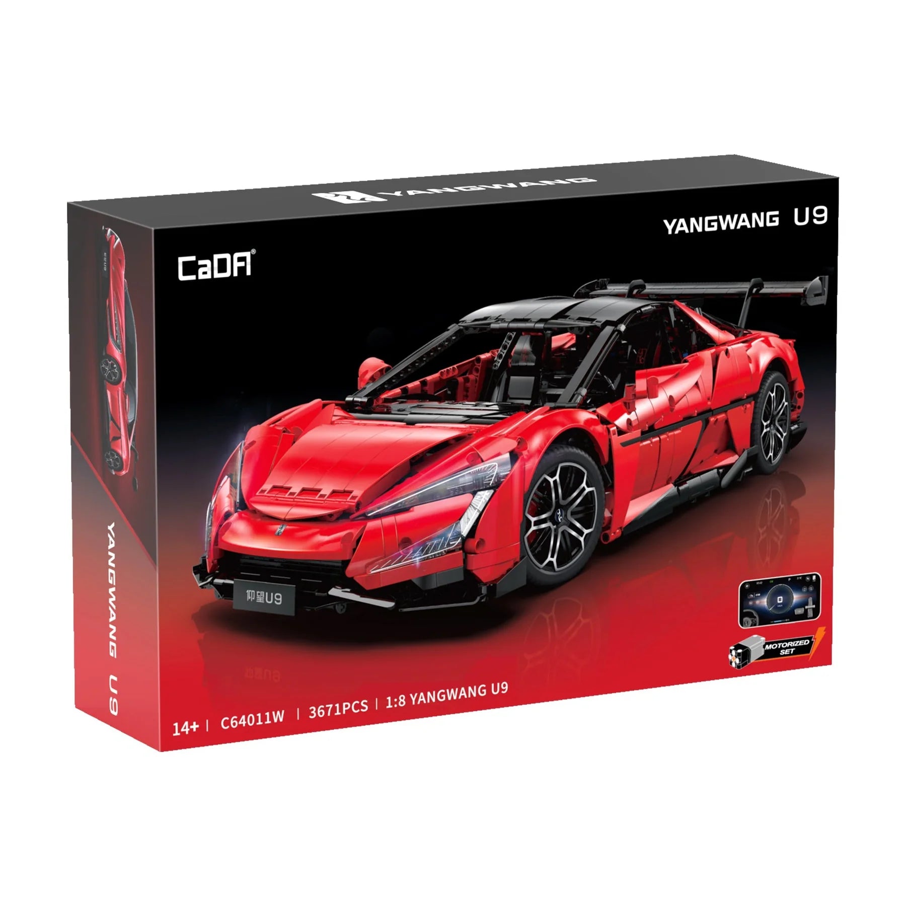 CaDA - C64011W - YangWang U9 Supercar - 3671 Pieces