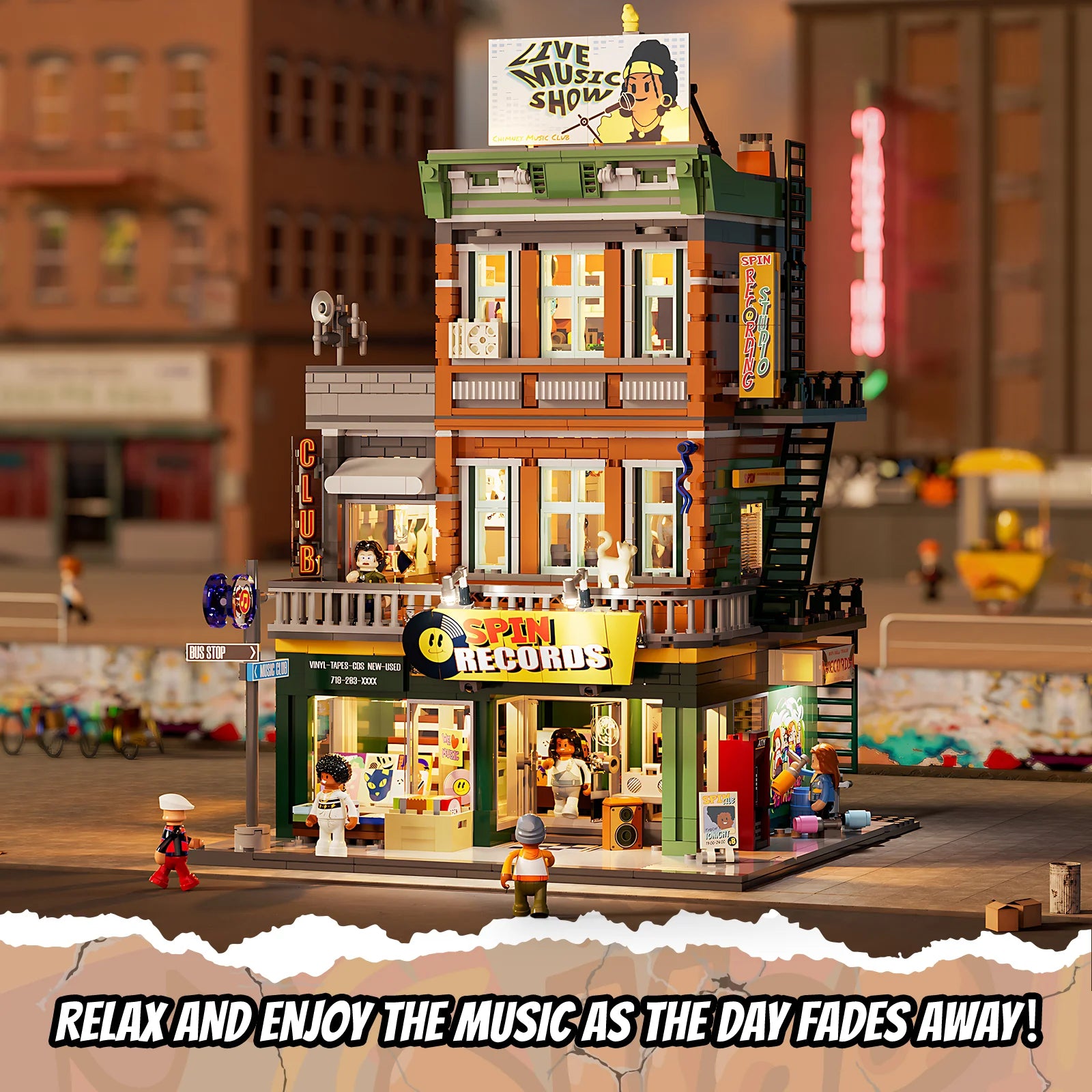 Funwhole/Lumibricks - F9058 - Record Store - 1980 Pieces